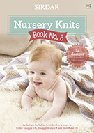 Sirdar Book 502 Nursery Knits Book No. 3 from birth to 2 years old
